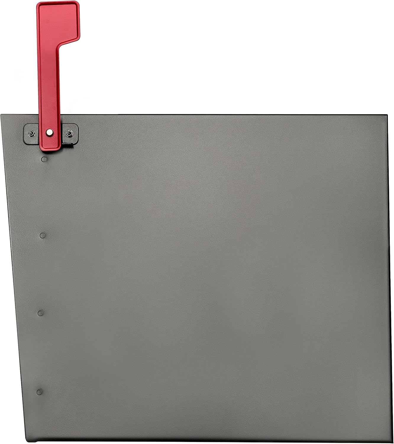 Stainless Steel Locking Post Mount Parcel Mailbox, Graphite Bronze M75483