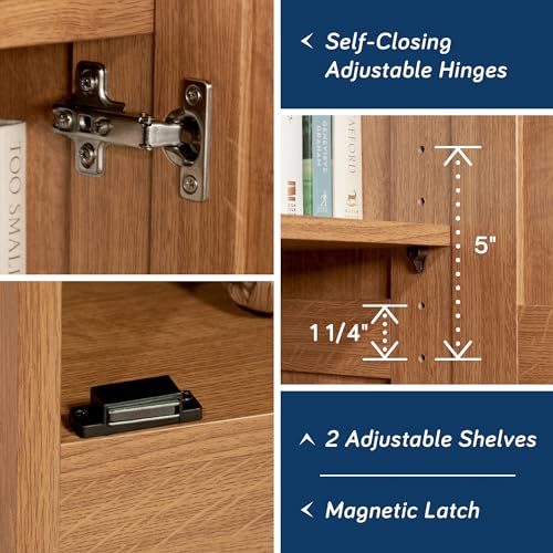 Highland Oak Storage Cabinet V97865