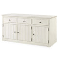 Bridge Brazil Wood Buffet Sideboard White Distressed | Furniture Dash - N/A