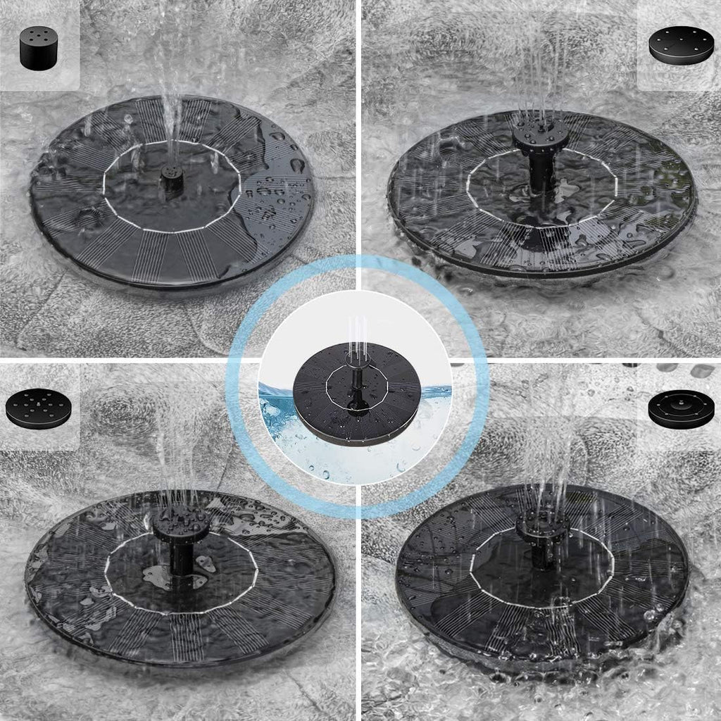 Copper Garden Bird Bath with Solar Powered Fountain D79341