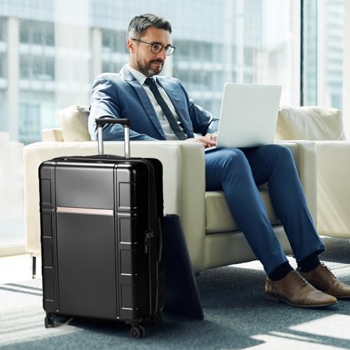 Luggage Expandable 3 Piece Set Suitcase with TSA Lock Spinner Wheels 20/24/28in S545211