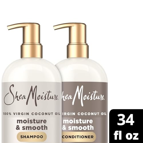 Moisturizing Shampoo & Conditioner for Wavy, Curly Hair, Frizz Control, 34 Oz M79706