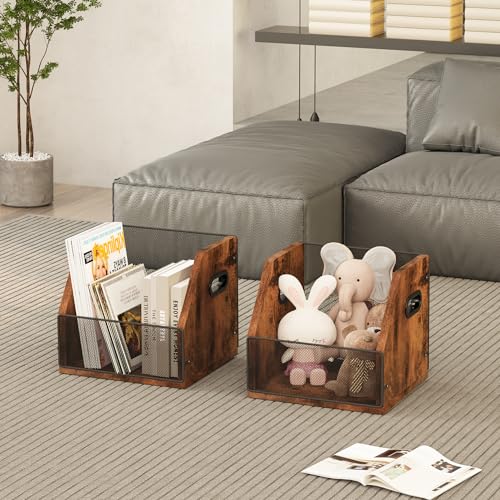Vinyl Record Storage Box, Holds up to 60 Records V34365