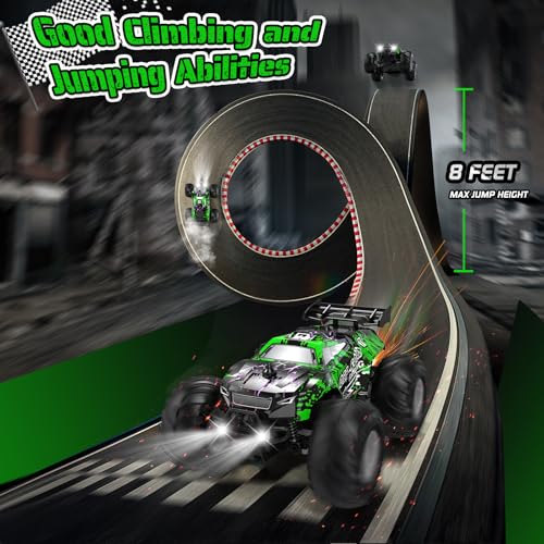Remote Control Car, All-Terrain Truck for Boys, Rechargeable with LED, 2.4GHz H693