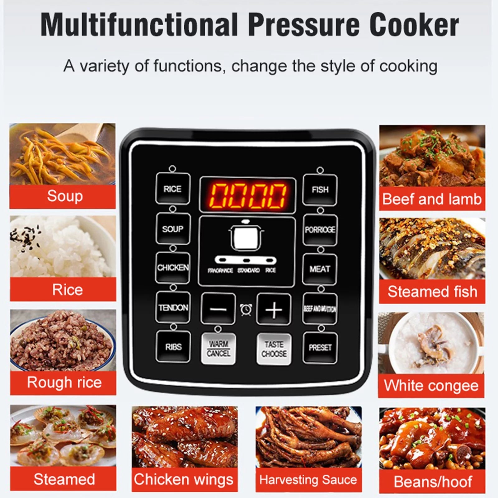 Pressure Cooker 5L Electric Multi Cooker O20617