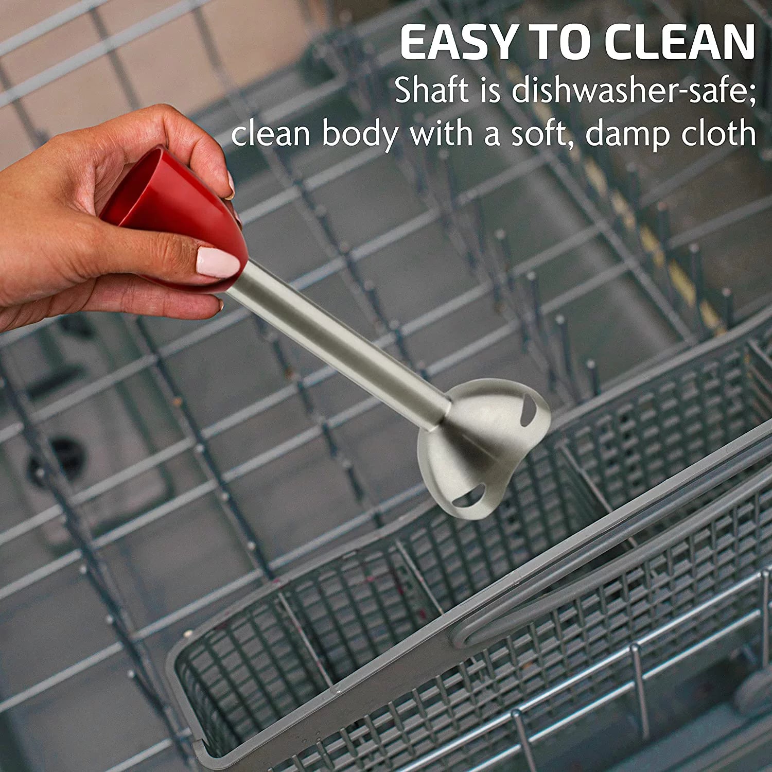 Immersion Hand Blender 300W with Stainless Steel Blades F899