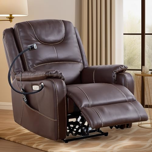 Zero Gravity Electric Recliner with Heat and Massage, Phone Holder, USB Port T74234