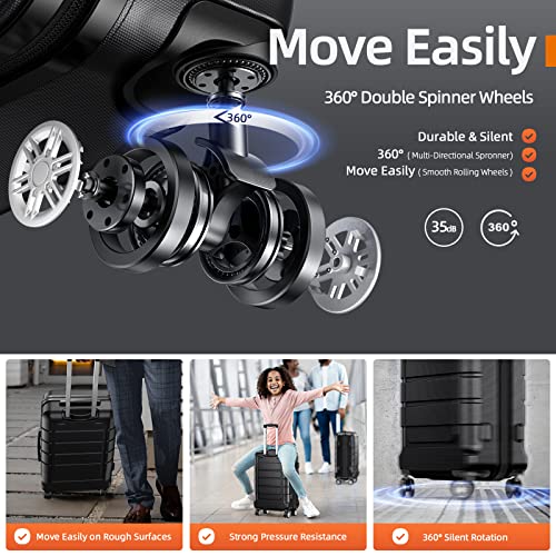 Expandable Luggage Set with TSA Lock A418040