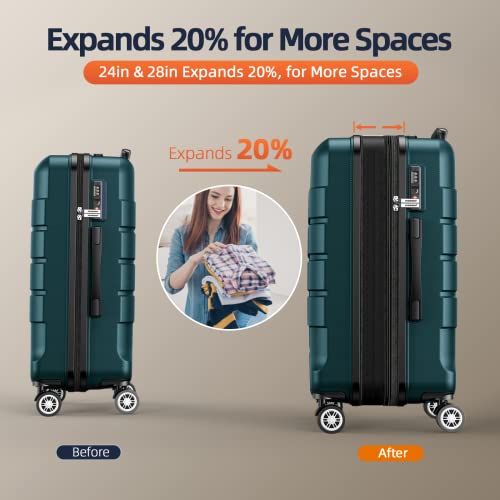 Expandable Luggage Set with TSA Lock A418040