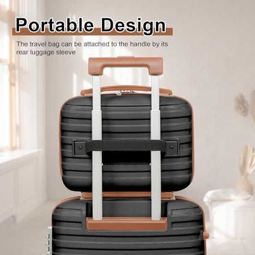 Expandable Carry-On Luggage Set, Lightweight Hard Shell 20 Inch with Spinner Wheels M12570