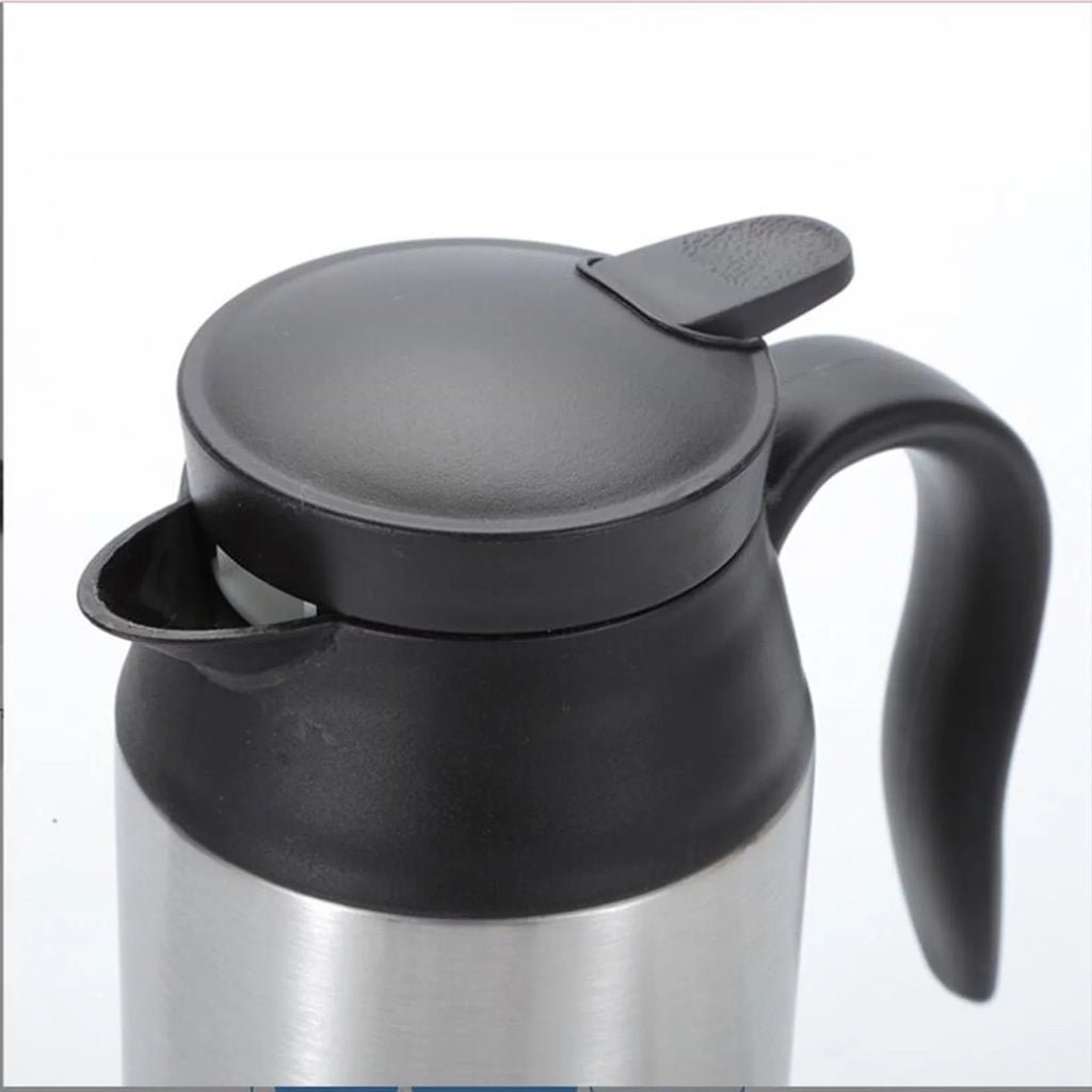 Car Kettle Stainless Steel Heated Mug for Travel Camping X3583