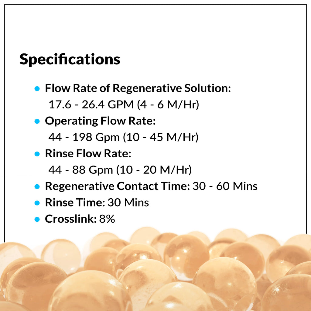 Water Softener Resin Media Replacement 1/2 CuFt T798