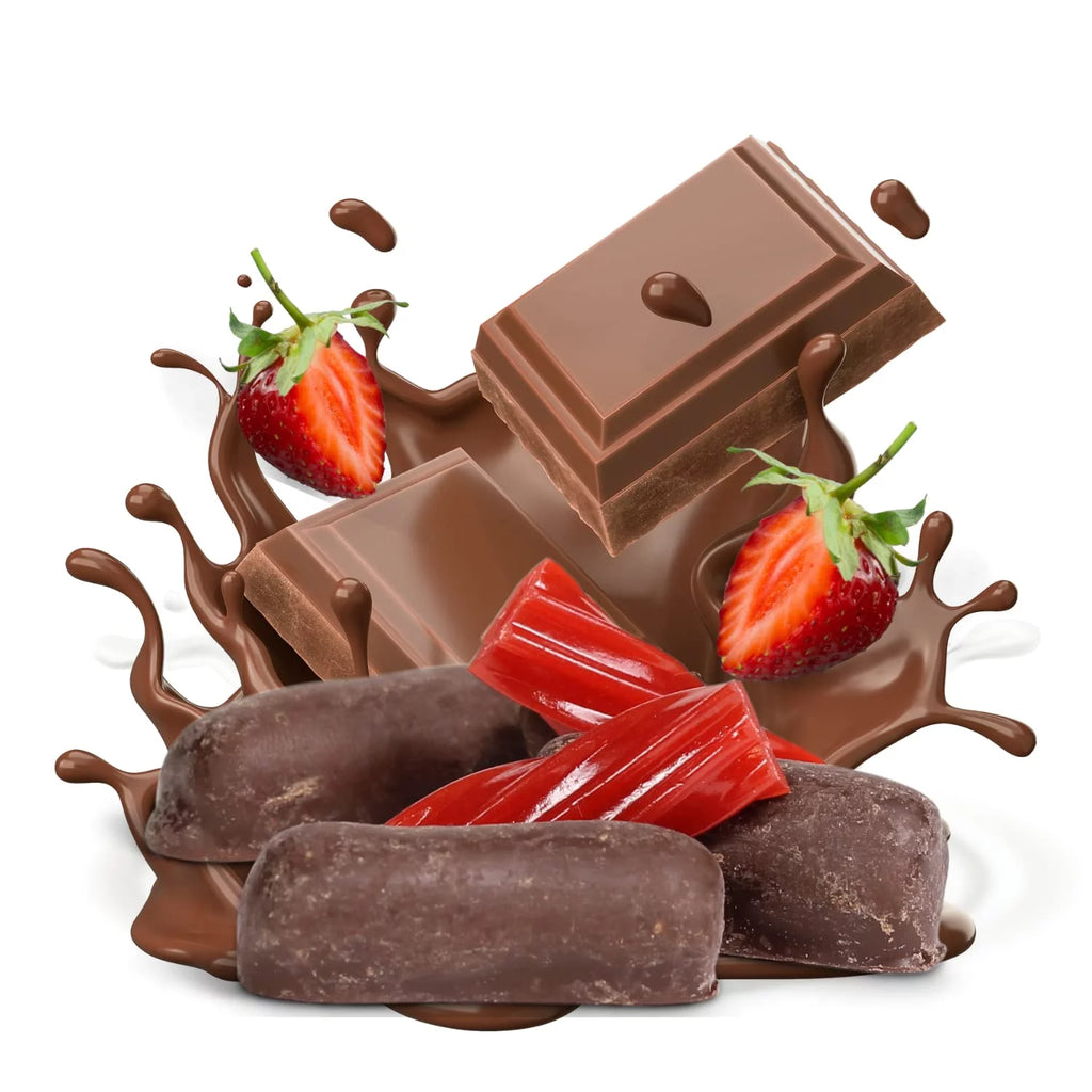 Chocolate Covered Strawberry Licorice Bits, 2 Lbs Bag K489