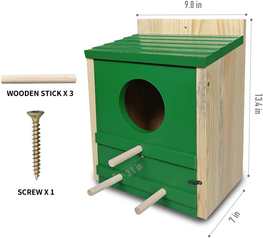 Owl Box for Outside, Cedar Wood, No Assembly Required I707507