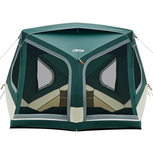 4/6/8 Person Instant Cabin Tent, 60 Second Setup, Waterproof Pop Up Camping Tent T785370