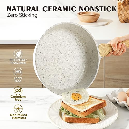 Nonstick Granite Cookware Set 13-Piece with Stay-Cool Handles L966