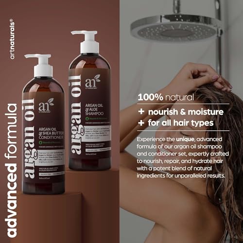 Sulfate-Free Argan Oil Shampoo and Conditioner Set for All Hair Types Z53505