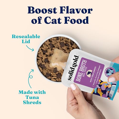 Bone Broth Cat Food Topper with Chicken and Collagen, 12ct T18168