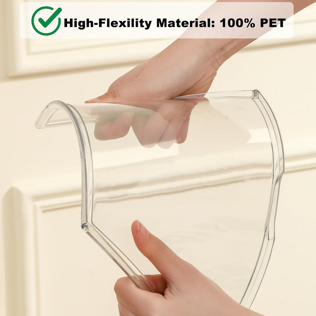 Clear Shoe Storage Box Stackable 4-Pack for Large Sneakers K794