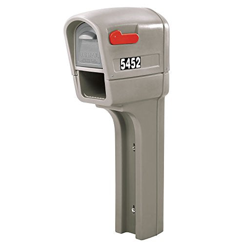 Step2 MailMaster Plus Mailbox, Easy to Install, Mailboxes for Outside, Heavy-Duty, Weather Resistant, Black