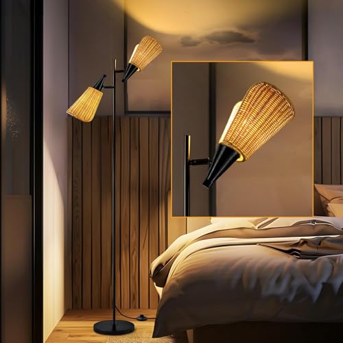 Modern Gold Floor Lamp with Foot Switch for Living Room, Bedroom, Office B731