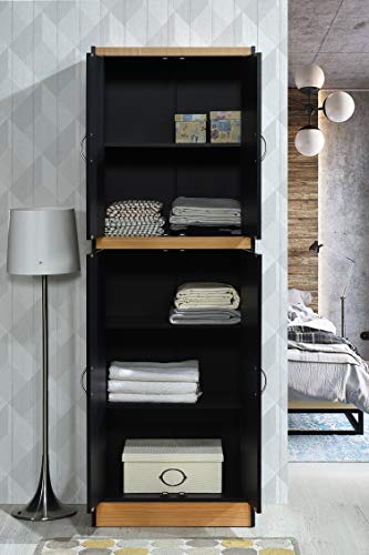 4 Door Kitchen Pantry with Four Shelves E56107