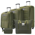 Softside 3-Piece Expandable Luggage Set with TSA Lock Spinner Wheels S375