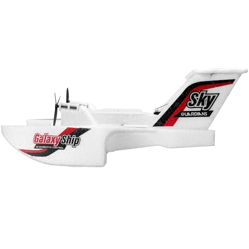 RC Airplane, 2.4GHz 2 Channel Remote Control Aircraft with 6-Axis Gyro, Red J366
