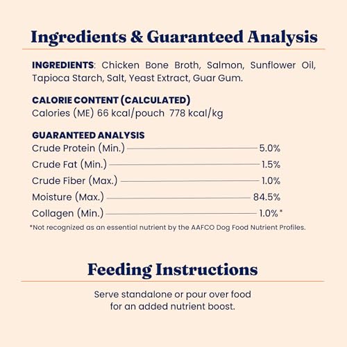 Bone Broth Cat Food Topper with Chicken and Collagen, 12ct T18168