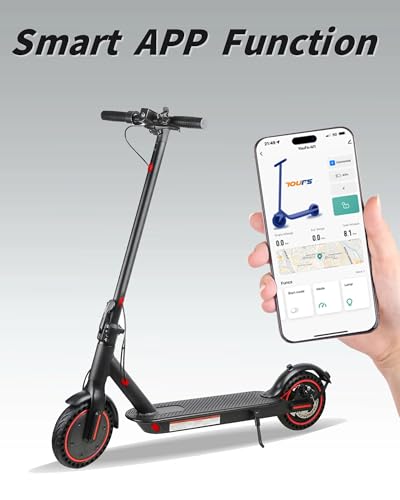 Electric Scooter for Adults, 500W Motor, Folding with Dual Suspension D383