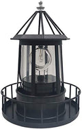 Solar Lighthouse with Rotating Beacon, Waterproof LED Hanging Lantern for Garden Patio T1060