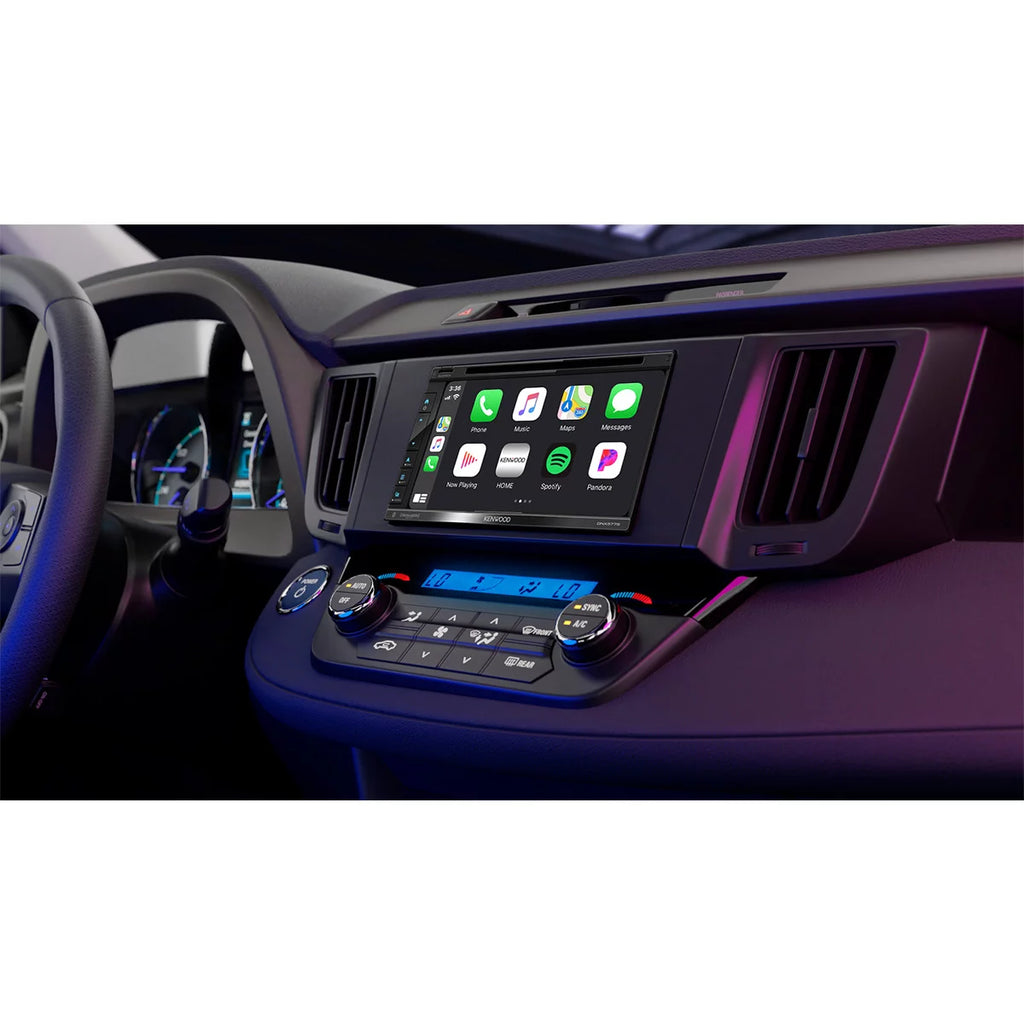 6.8-inch Double-Din Navigation DVD Receiver with Bluetooth and Android Auto V558