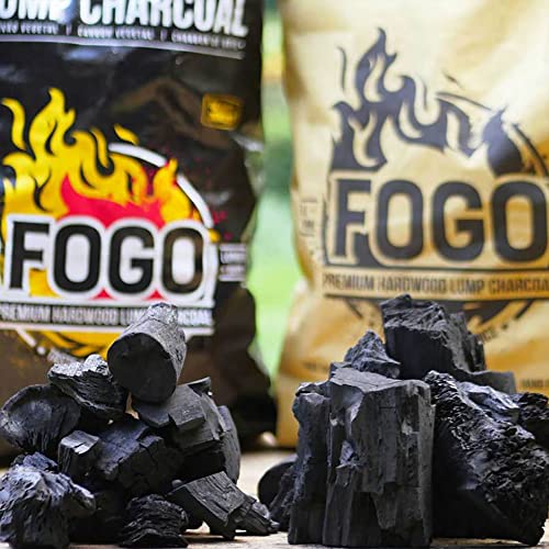 Oak Lump Charcoal for Grilling and Smoking, 17.6 lb Bag V54657