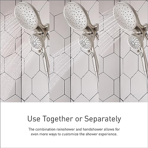 Handheld Showerhead with Magnetic Docking System, Spot Resist Brushed Nickel K493