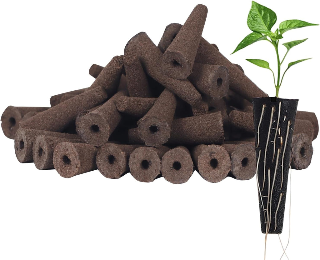 Hydroponic Grow Sponges Kit - 50 Pack Seed Starter Pods for Garden Indoor, Plant Germination, Root Growth, Hydroponics Plant Grow Sponges Seed Starter Pods for Aerogarden Compatibility
