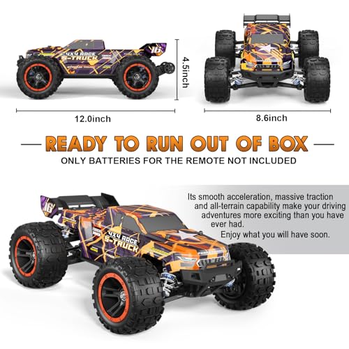1/16 Scale 4WD Brushless RC Truck, All Terrain Off-Road Semi-Truck V171376