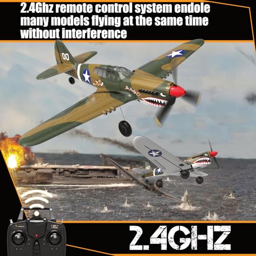 RC Plane 4-CH Remote Control Airplane Ready to Fly with Stabilization System for Beginners O911903