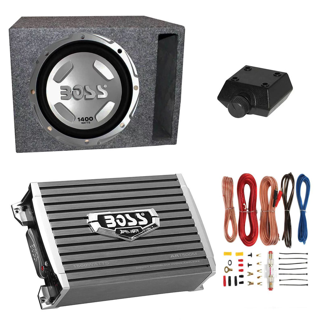 12" 1400W Subwoofer with Amplifier and Enclosure C330