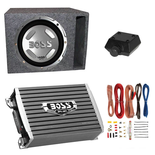 12" 1400W Subwoofer with Amplifier and Enclosure C330