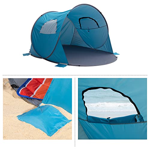 Pop Up Beach Tent for 2-3 People with UV Protection Y18212