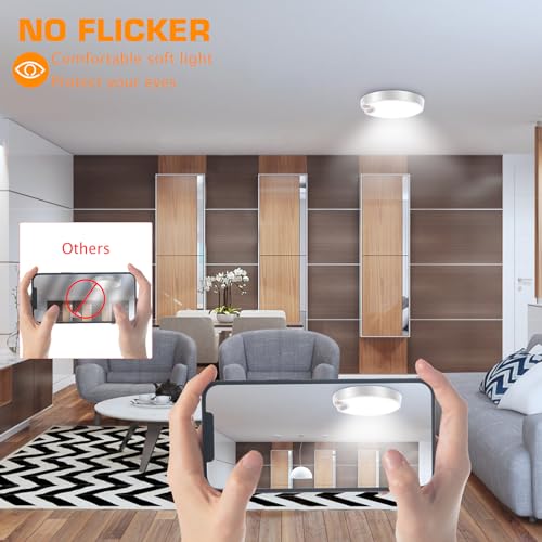 Motion Sensor Ceiling Light with Remote, Wireless Battery Operated LED E79120