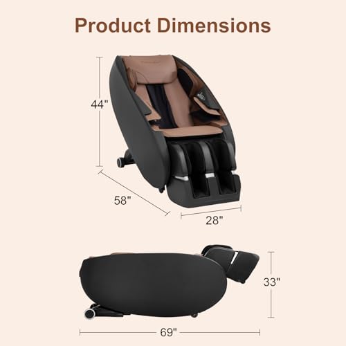 Shiatsu Full Body Massage Chair with Zero Gravity Recliner and Air Massage R9909