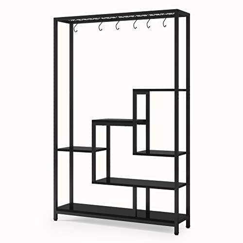 5-Tier Tall Indoor Plant Stand, 70.9" Metal Shelf for Garden, Balcony, Living Room Q44333