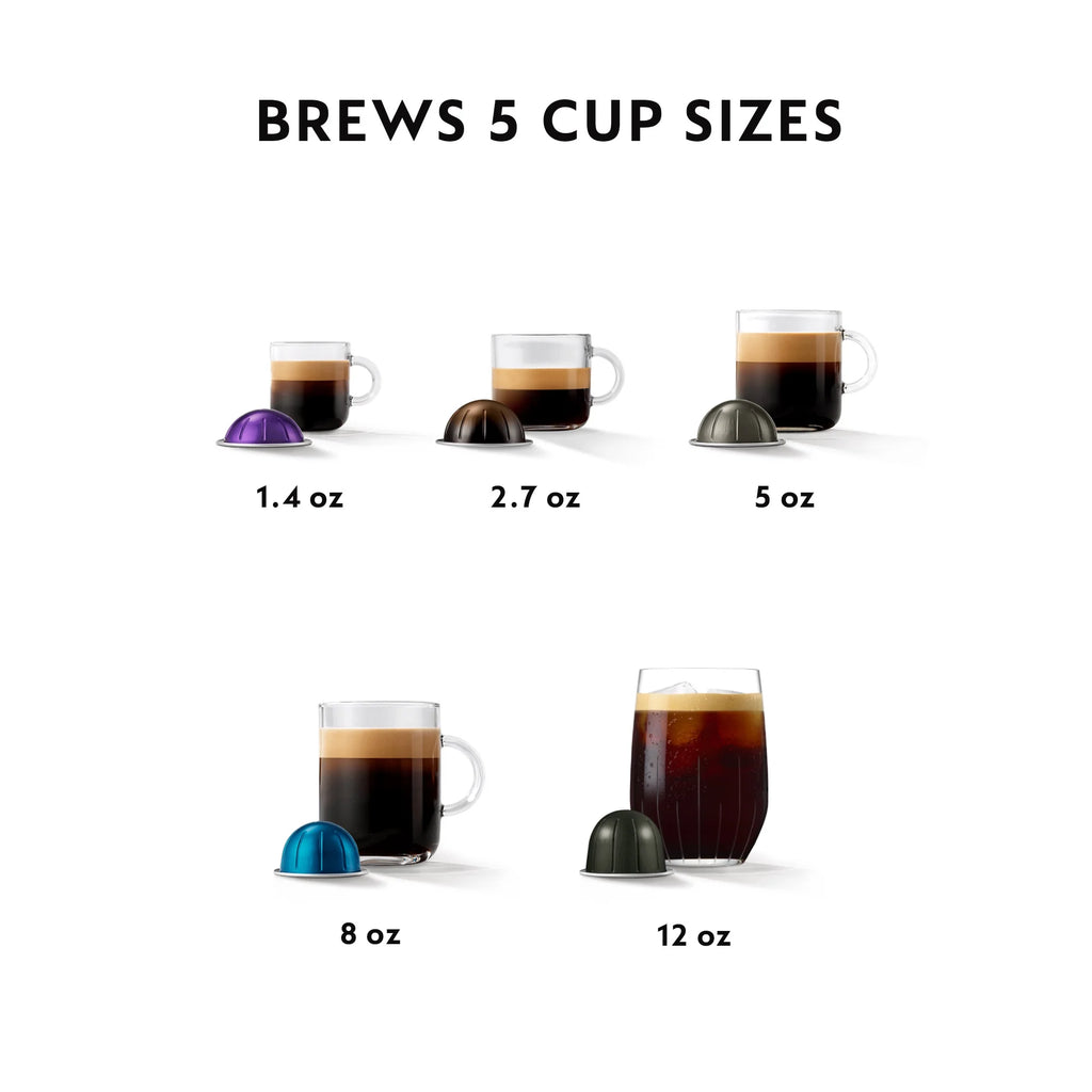 Coffee and Espresso Maker with Coffee Tasting Set, Black X689