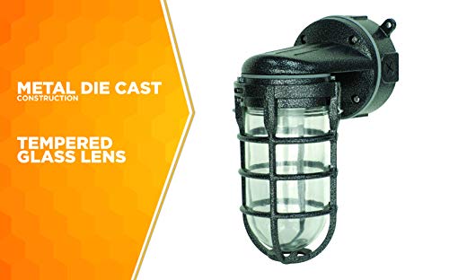150W Vapor Tight Ceiling Light, Vandal Resistant Security Light C4015