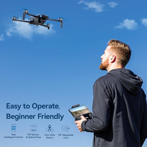 4K Camera Drone for Adults, Under 249g, 3-Axis Gimbal R572