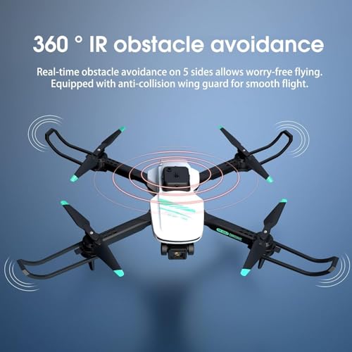4K Camera Drone for Adults, Foldable FPV with Brushless Motor G69857