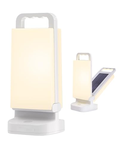 Solar Camping Lantern 6000mAh Rechargeable Dimmable Waterproof with USB Charging U64957