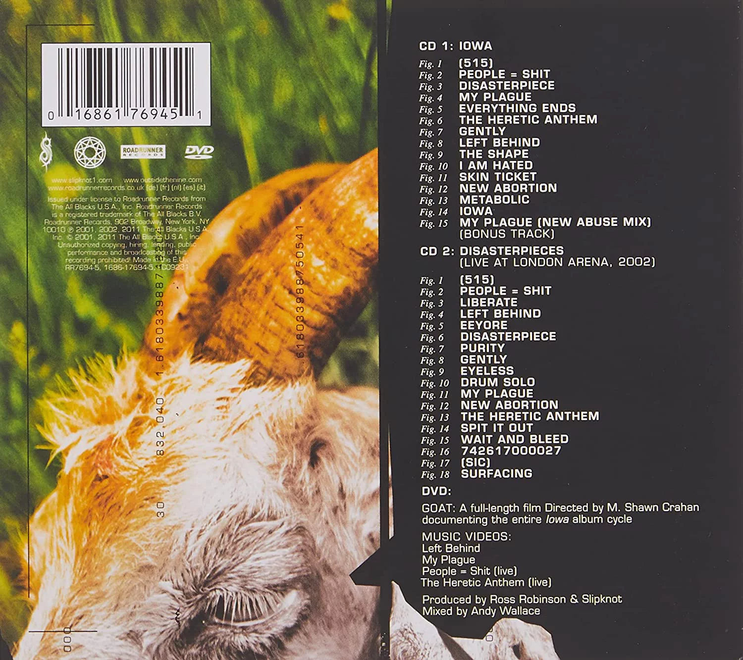 Iowa (2CD/DVD) K9398