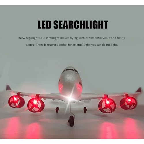 2.4G Remote Control Electric Airliner with LED Lights for Kids X694230